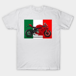 Italian Motorcycle Ducati Panigale V4 T-Shirt